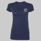 Ladies V-neck T-Shirt - Navy